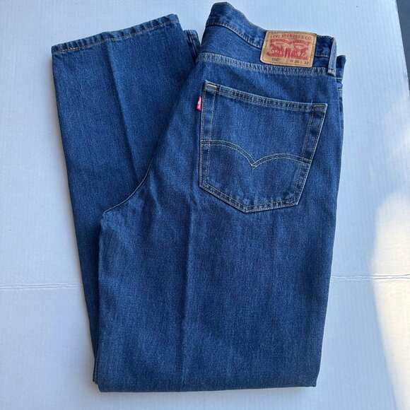 Levis 550 Mens Relaxed Fit Jeans W36 L32 Original Comfort Denim Classic Style - Picture 6 of 15